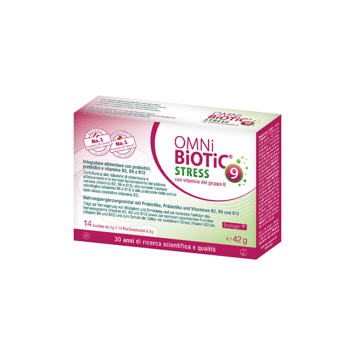 Omni Biotic Stress Vitamine Gruppo B 14 Bustine Da 3g-1