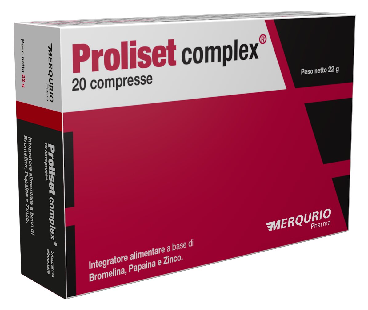 Proliset complex benessere digestione/antiossidante/antiinfiammatorio 20 compresse-1