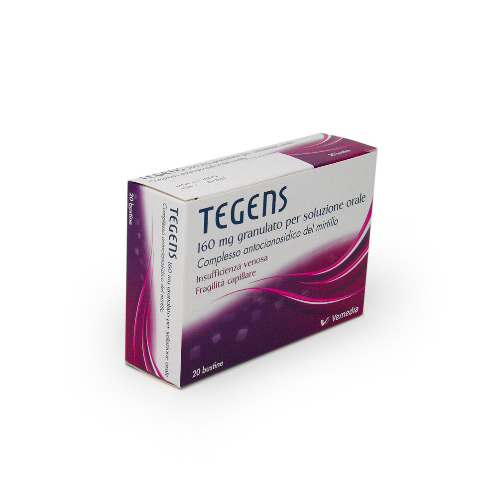 Tegens fragilità capillare 20 bustine soluzione orale granulato 160mg-6