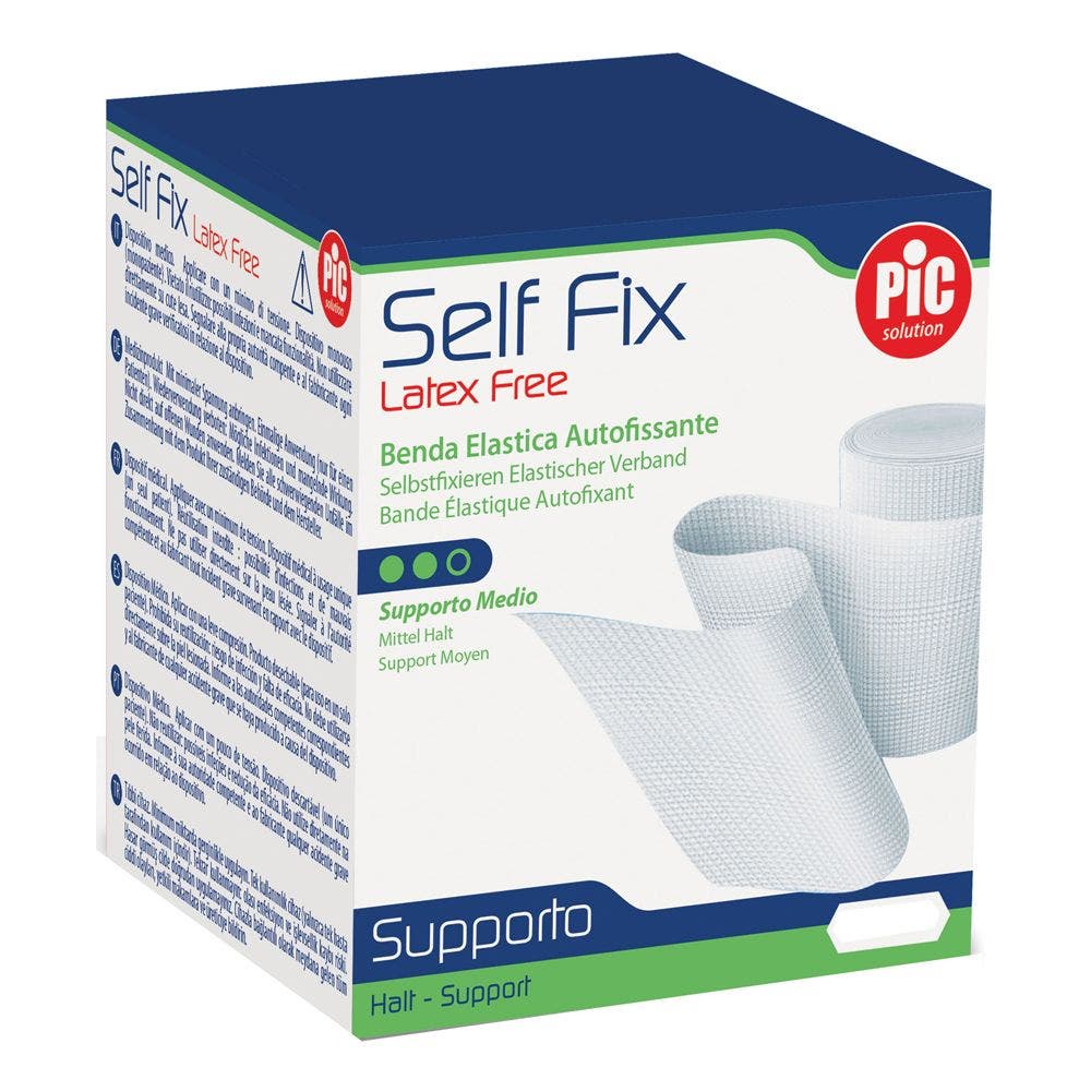 Benda Elastica Pic Selffix Senza Lattice m 4x12 cm-1