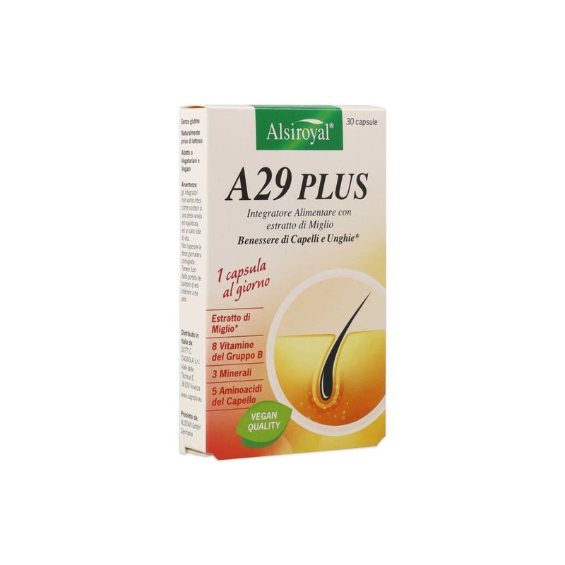 A29 Plus integratore alimentare per unghie e capelli 30 capsule-1