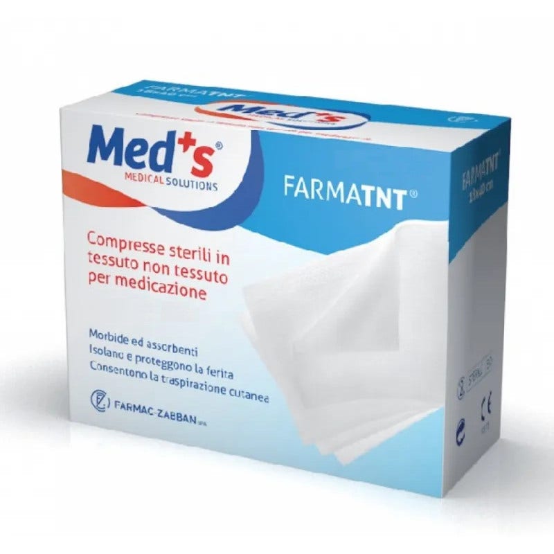Med's Farmatnt Medicazione Assorbente 10x10cm 6 Pezzi-1