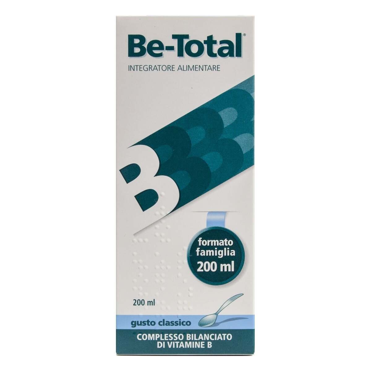 Be-Total Sciroppo Integratore Alimentare Vitamina B Stanchezza Sistema Immunitario Bambini 200 ml-8