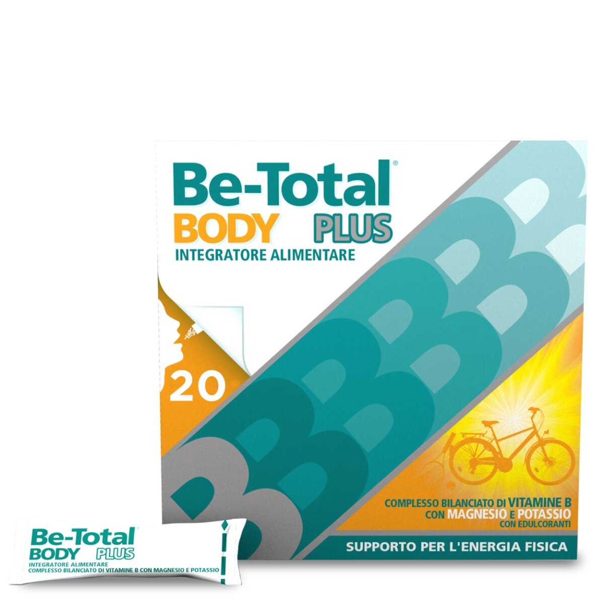 Be-Total Body Plus Integratore Alimentare Magnesio E Potassio Vitamina B Per Adulti 20 Bustine-8