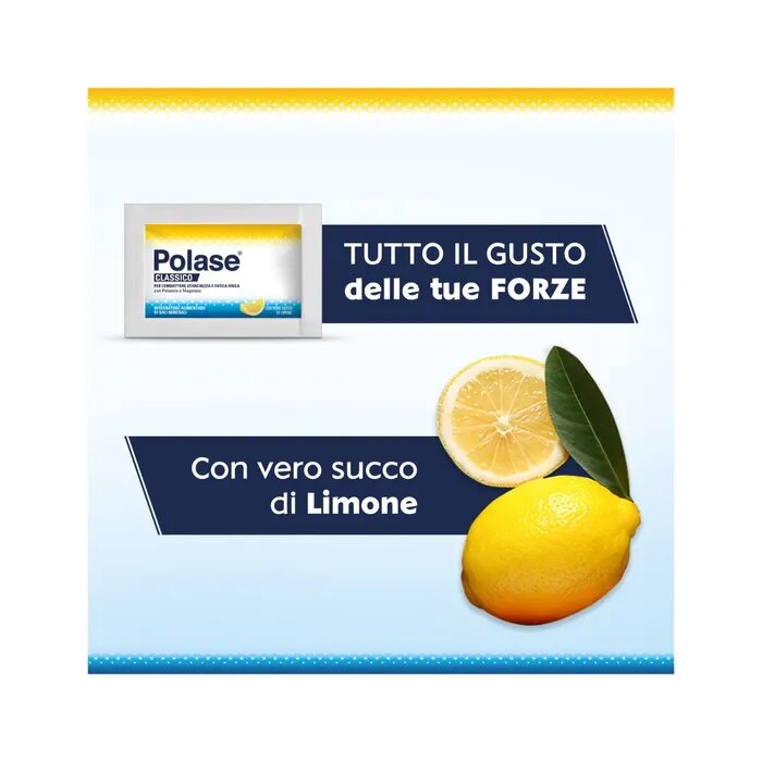 Polase Classico Magnesio E Potassio Integratore Alimentare Sali Minerali Gusto Limone 12 Bustine-7