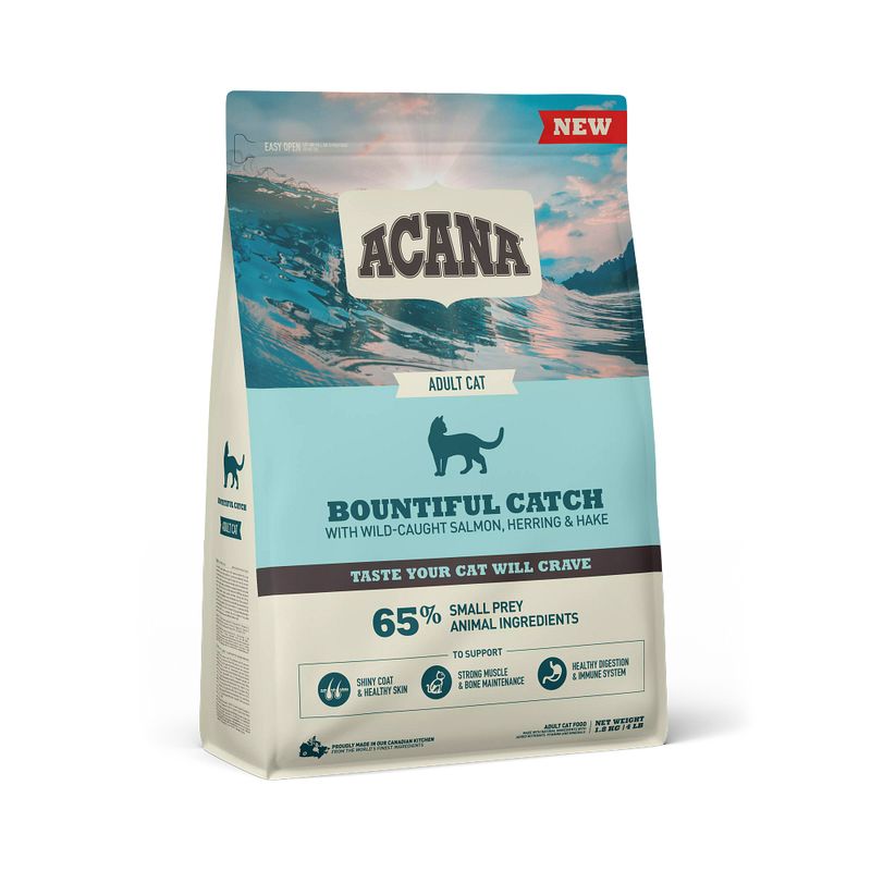 Acana Gatto Bountiful Catch Crocchette Salmone e Aringa Sacco 340g-1