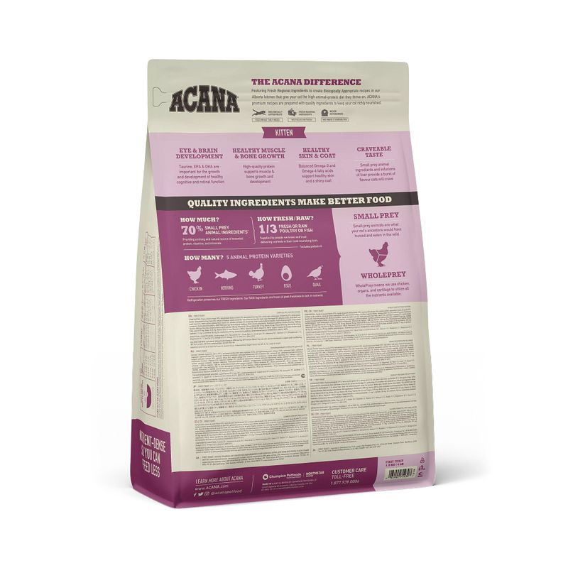 Acana Gatto Kitten First Feast Crocchette Pollo e Aringa Sacco 1,8Kg-2