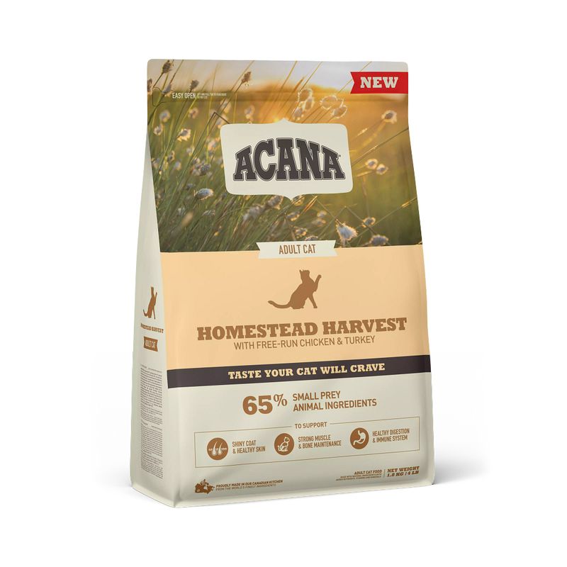 Acana Gatto Homestead Harvest Crocchette Pollo E Tacchino Sacco 1,8kg-1