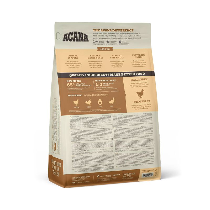 Acana Gatto Homestead Harvest Crocchette Pollo E Tacchino Sacco 1,8kg-2