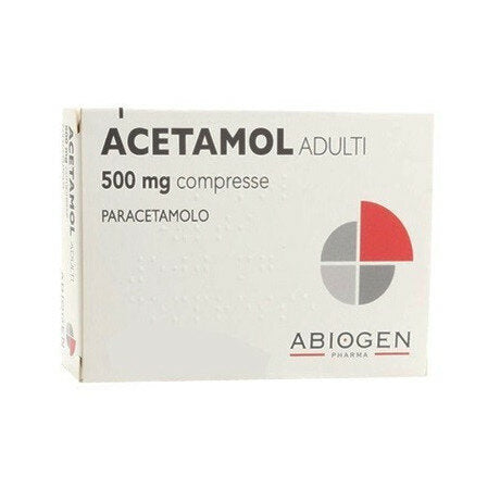Acetamol Adulti paracetamolo 500 mg 20 compresse-2