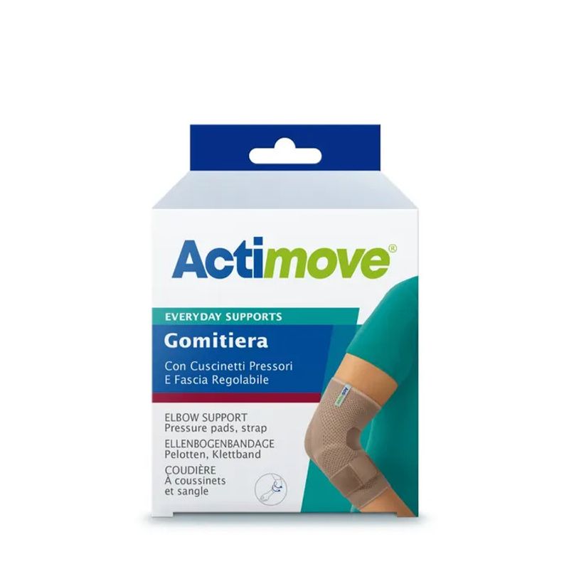 Actimove Everyday Gomitiera Elastica Cuscinetti Pressione Fascia Regolabile Taglia L-1