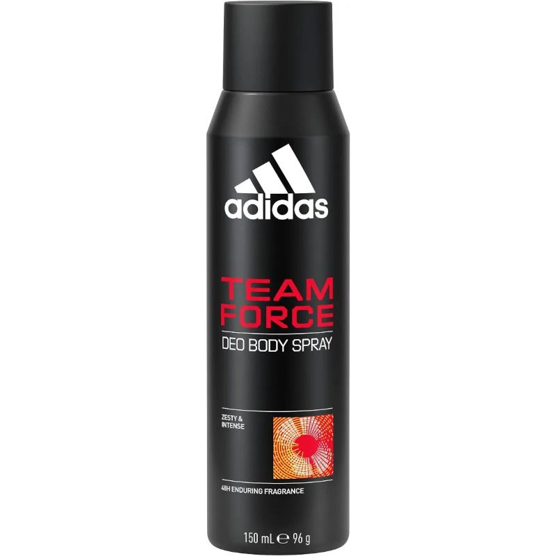 Adidas Cofanetto Team Force Edt 100ml + Bagnoschiuma 250ml + Deo Spray 150ml + Mini Pallone-4