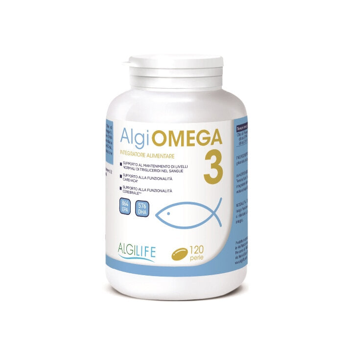 AlgiOmega 3 per la funzione cardiaca e cerebrale 120 perle-2