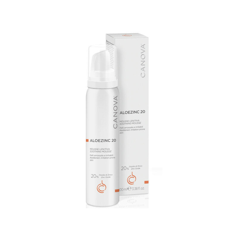 Canova Aloe Zinc Mousse lenitiva viso corpo 100 ml-2