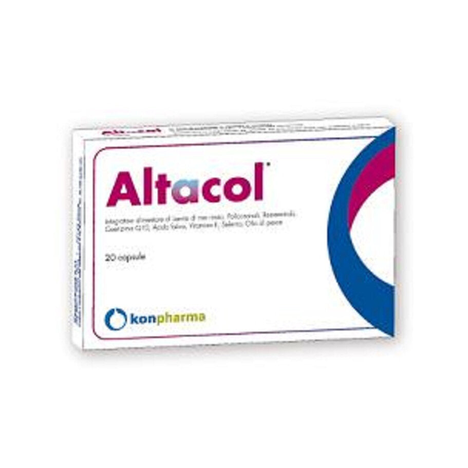 Altacol Integratore alimentare Colesterolo 20 Capsule-2