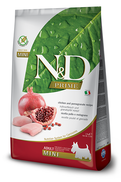 Farmina N&D Prime Pollo E Melograno Cani Adulti Taglia Mini Sacco 2,5kg-1