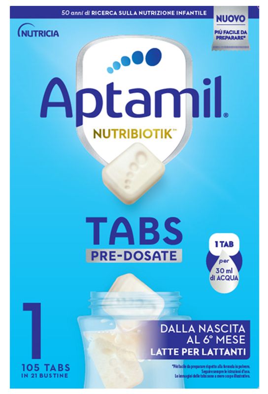 Aptamil Nutribiotik 1 Tabs Pre-Dosate Latte Dalla Nascita 21 Tabs-1