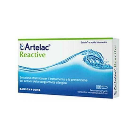 Artelac Reactive utile in caso di irritazione dell'occhio 20 unità monodose-2