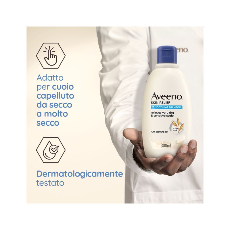 Aveeno Skin Relief shampoo lenitivo profumato 300ml-4