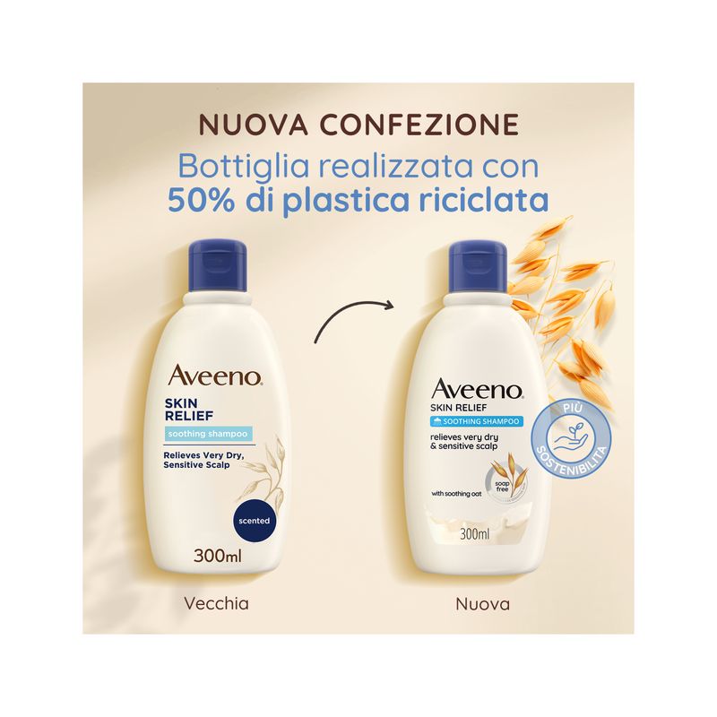 Aveeno Skin Relief shampoo lenitivo profumato 300ml-5