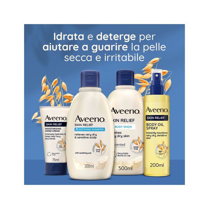 Aveeno Skin Relief shampoo lenitivo profumato 300ml-7