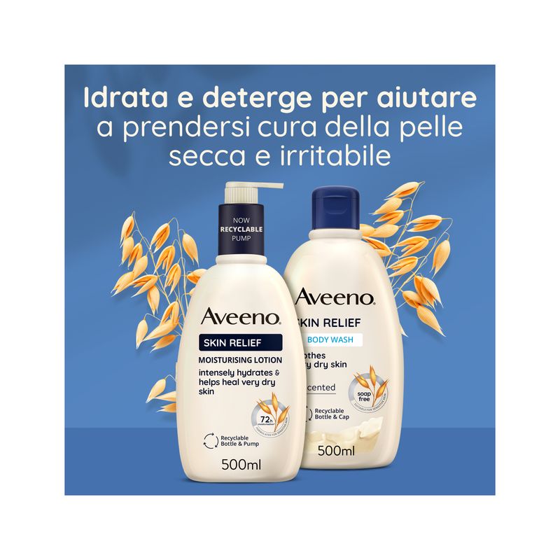 Aveeno Skin Relief Bagno doccia lenitivo per pelli secche 500ml-7