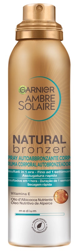 Garnier Ambre Solaire Natural Bronzer Spray Autoabbronzante Corpo 150ml-1