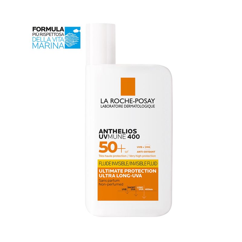 La Roche-Posay Anthelios UVMune 400 Fluido Invisibile Senza Profumo Viso 50ml SPF50+-1