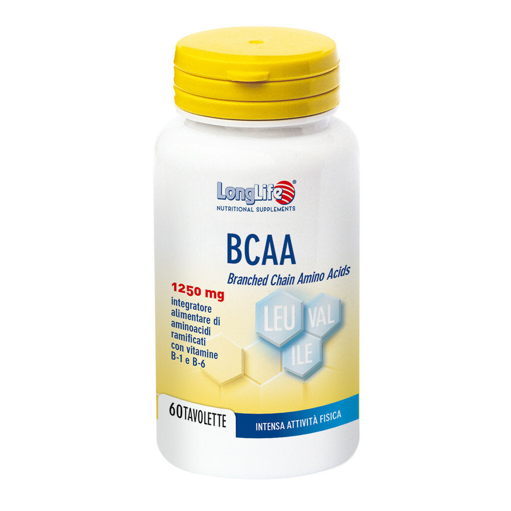 Longlife BCAA 1250mg per sportivi 60 tavolette-2