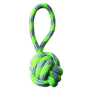 Croci Cotonosso Maniglia Con Palla Pastel Green Gioco Per Cani 20 cm-1