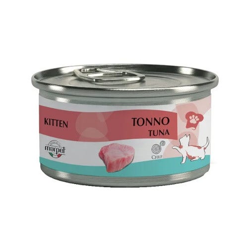 Marpet Chef Tonno Cibo Umido Per Gattini Lattina 80g-1
