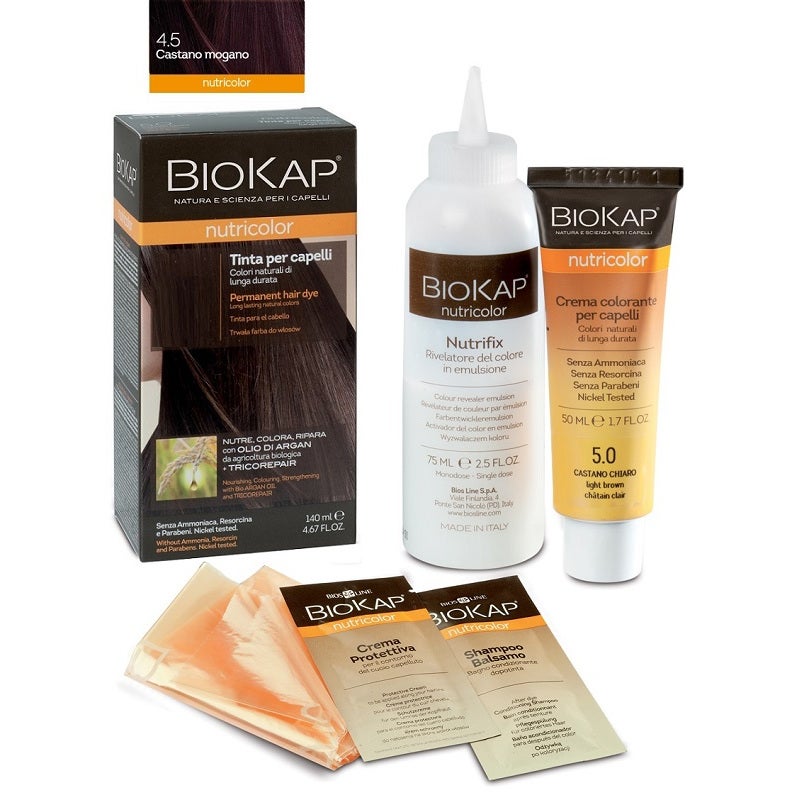 Biokap Nutricolor Tinta Capelli 4,5 Castano Mogano-1