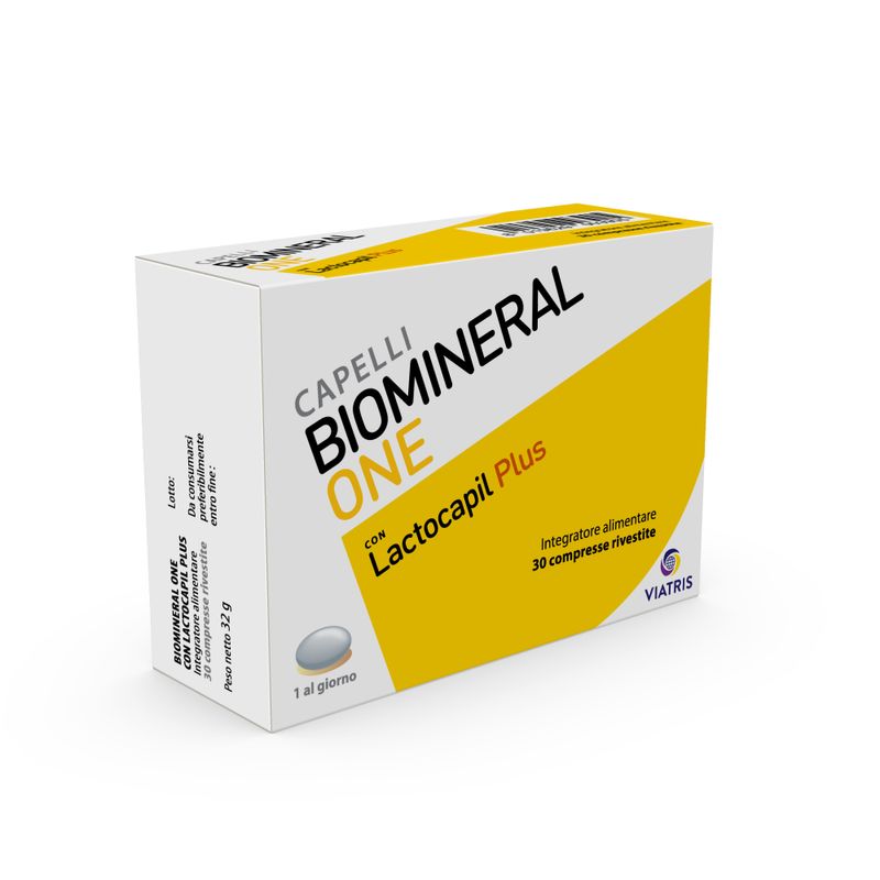 Biomineral One 30 compresse rivestite integratore per capelli-1