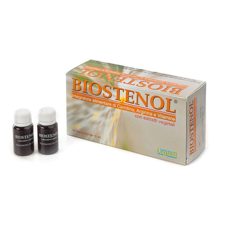 Biostenol ricostituente tonico - antiastenico 10 flaconcini da 15ml-1