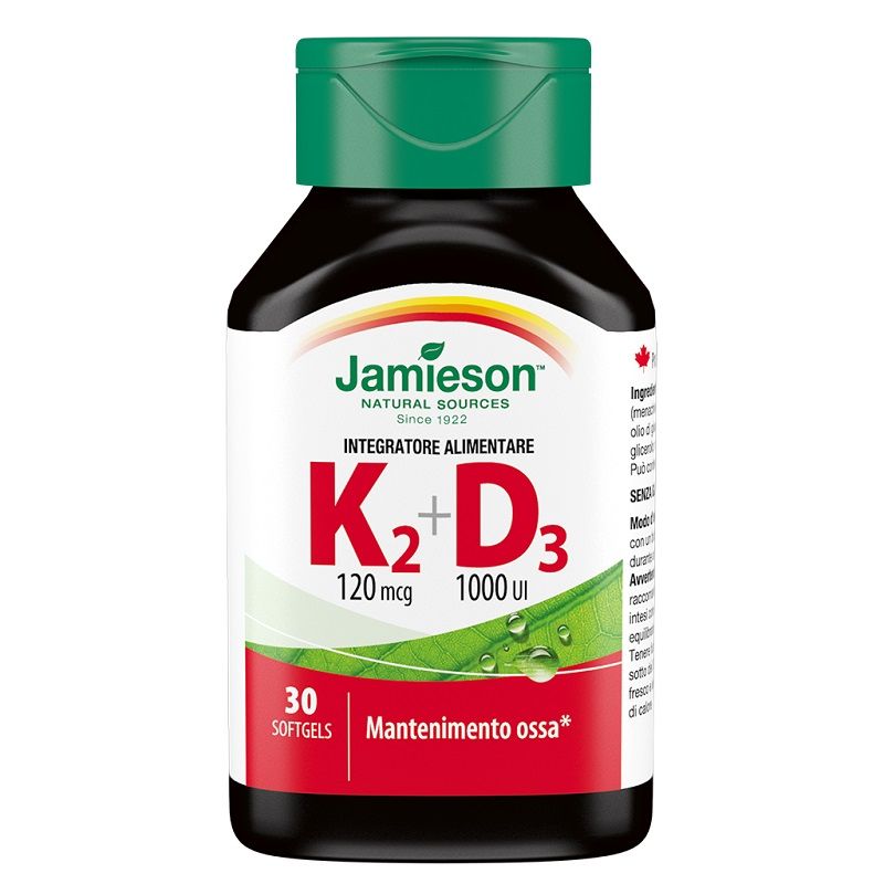 Jamieson K2+D3 per il mantenimento delle ossa 30 perle-1
