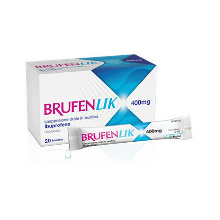 BrufenLik 400mg sospensione orale in bustina Ibuprofene 20 bustine-4