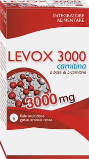 Levox 3000 Carnitina integratore alimentare 6 fiale monodose-1