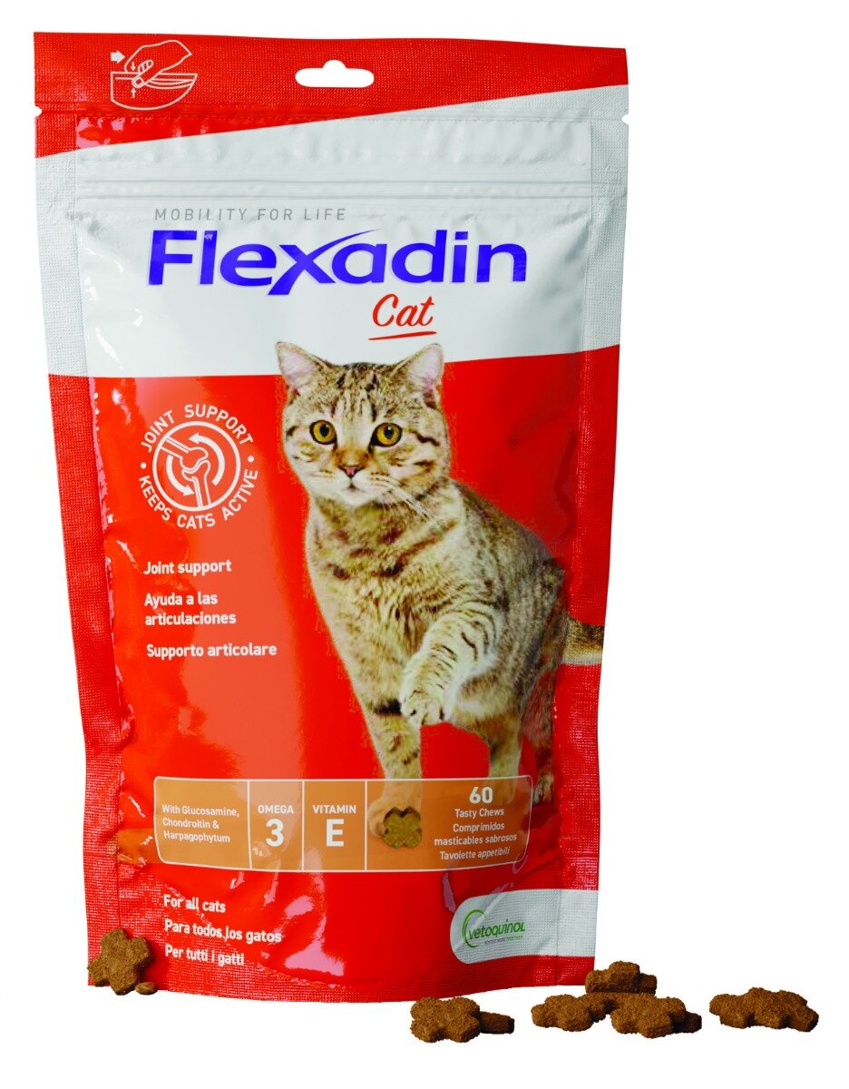 Flexadin Cat Mangime Complementare Articolazioni Gatti Adulti 60 Tavolette-2