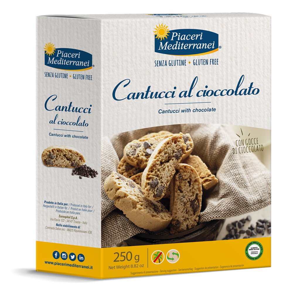 Piaceri Mediterranei Cantucci Cioccolato 250g-2
