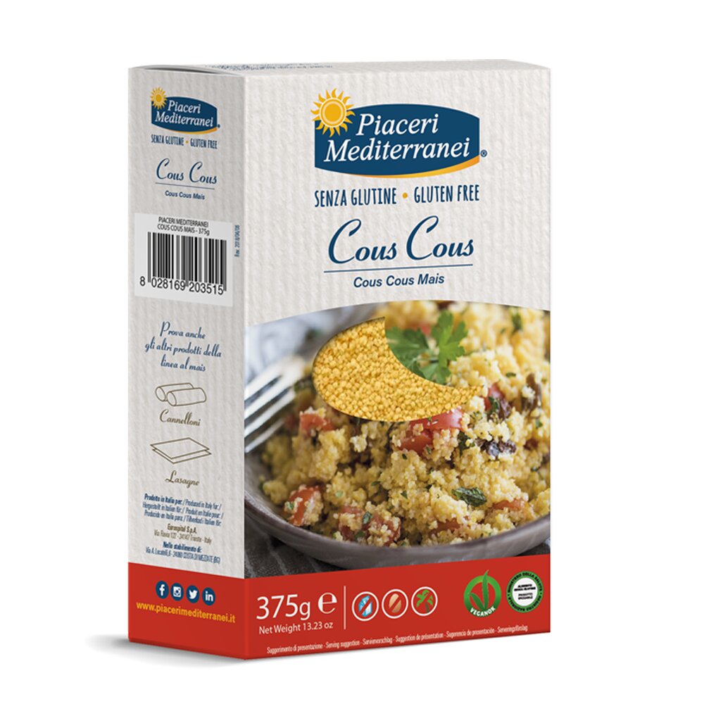 Piaceri Mediterranei Cous Cous Mais 375g-3