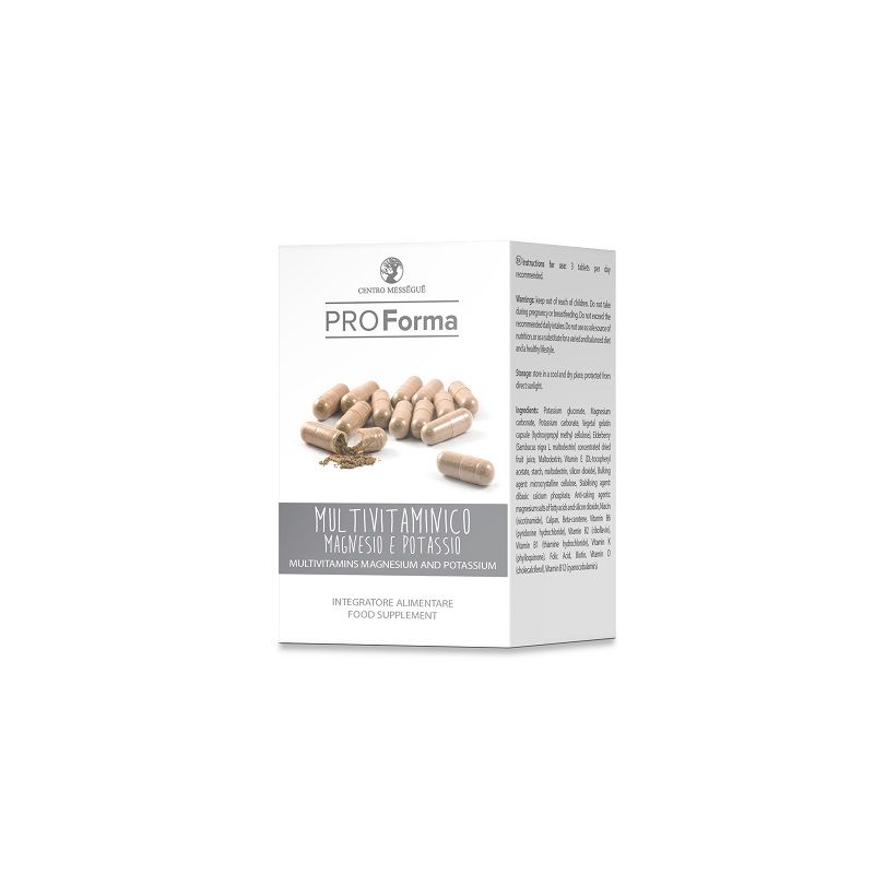 Centro Messegue Dieta ProForma Multivitaminico con Magnesio e Potassio 30 capsule-1