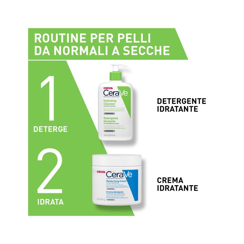 CeraVe Detergente Idratante Viso Pelle da Normale a Secca, con acido ialuronico e ceramidi 263 ml-9