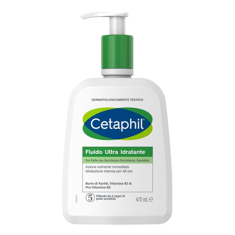 Cetaphil Fluido Ultra Idratante pelle secca viso e corpo 470ml-1