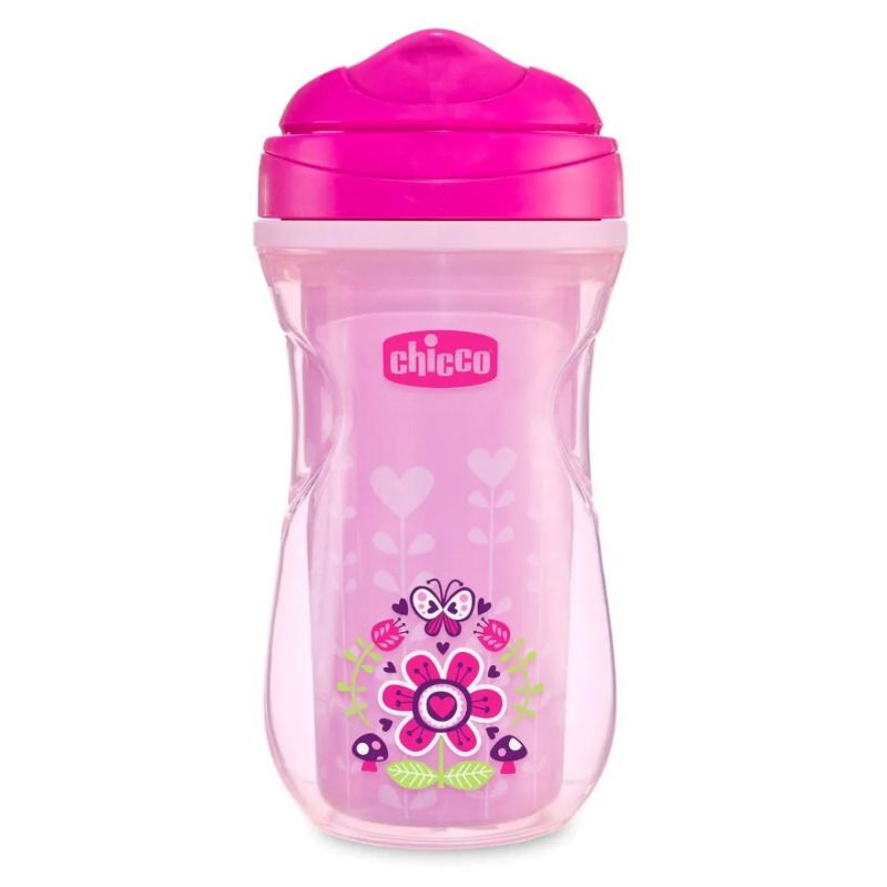 Chicco Tazza Active Colore Rosa Per Bambini 14 Mesi+ 266ml-1