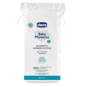 Chicco Baby Moments Quadrotti dischetti di cotone 60 pezzi-1