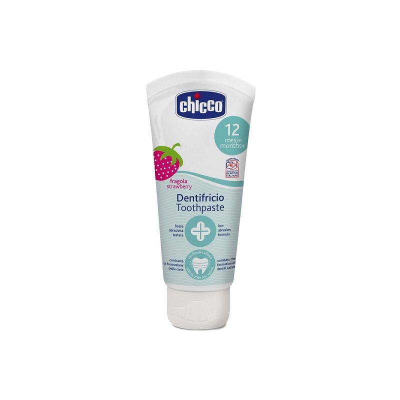 Chicco dentifricio fragola 50ml 12m+-1