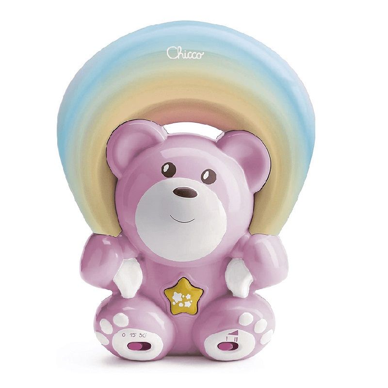 Chicco Rainbow Bear Proiettore Arcobaleno elettronico colore rosa 0m+-1