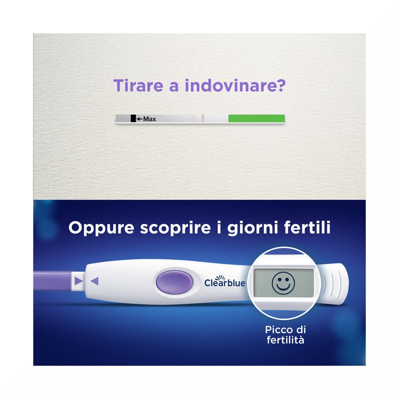 Test di Ovulazione Clearblue Digitale Avanzato 10 Sticks-9
