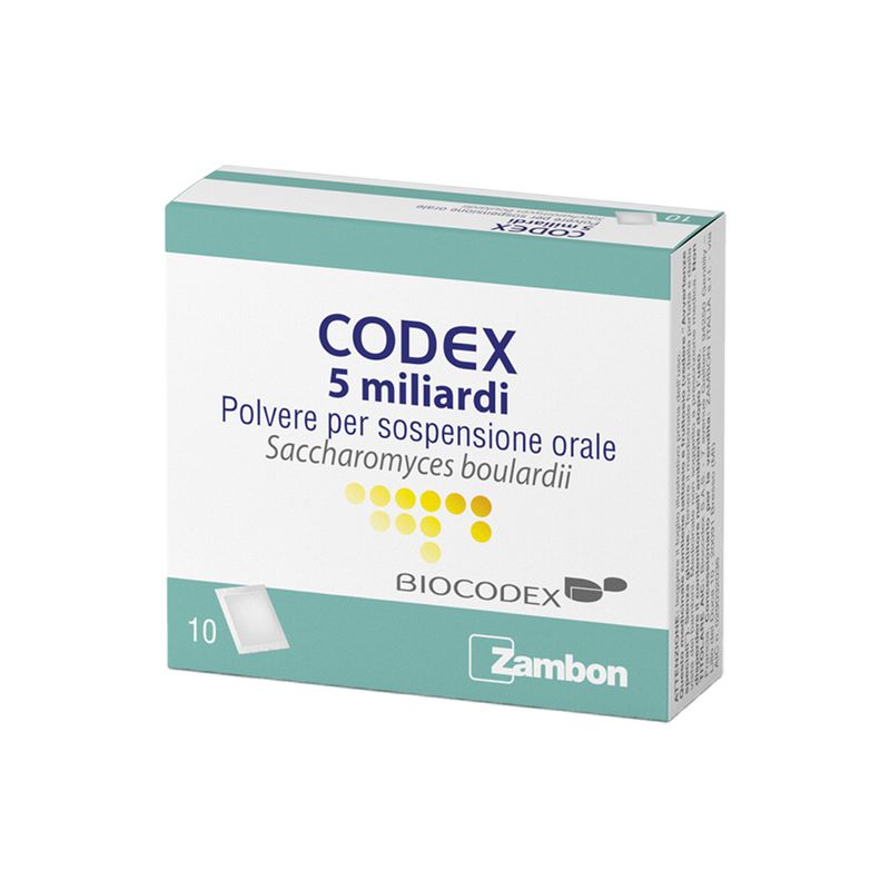 Codex 5 Miliardi Saccharomyces Boulardii polvere per sospensione orale 10 buste-1