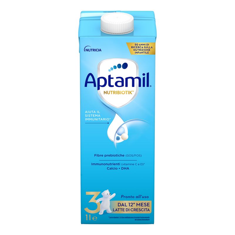 Aptamil 3 Latte Di Crescita Da 12° Mese Formula Liquida 1l-1